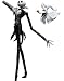 Disney SquareEnix Kingdom Hearts 2 Play Arts Action Figure Jack Skellington_s-1