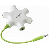 Belkin RockStar 5-Way 3.5-mm Headphone Splitter (White)