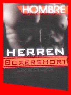 3 er Set Herrenboxer-Retroshorts von Hombre, Baumwolle mit 5% Elasthan in 2 Farbvarianten