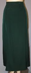 Long Flared Skirt, Hunter Green
