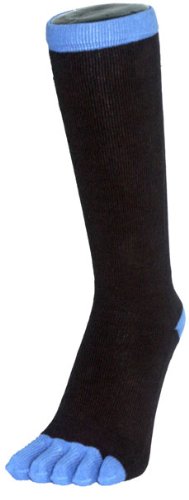 TOETOE Socks Men Business Black & Mid-Blue Unisize 7-13 - All Styles