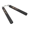 Foam Nunchaku 12in Ball Bearing Black