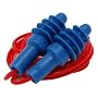HOWARD LEIGHT AIRSOFT BLUE REUSABLE EARPLUGS WITH CORD PAIR