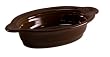 Fiesta 9-by-5-Inch Individual Oval Casserole, Chocolate