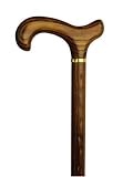 Walking cane Scotch broom. This Walking cane has a scorched derby handle and hard wood shaft. This wooden cane has a weight capacity of 250 pounds and 36 inches long. See all King Of Canes Products