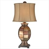 Table Lamp in Aged Metallic - Set of Two