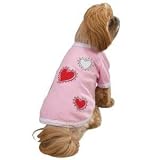 Dog Shirt - Hearts Full of Bling Valentine's Day Dog Heart T-Shirt - X-Large (XL)