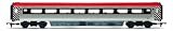 Hornby R4433 Virgin Charter Relief MK3 Standard Open Coach Rolling Stock