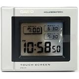 Casio DTS110B-8 Digital Beep Alarm Clock with Touch Screen