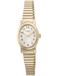 Timex Womens T2M568 Cavatina Gold-Tone Expansion Band Watch