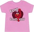Sesame Street Elmo Loves You Pink T-Shirt Tee