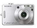 Sony Cyber-shot DSC-W70 Digitalkamera (7 Megapixel) silber