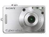 Electronics : Sony Cyber-shot DSC-W70 - Digital camera - 7.2 Mpix - optical zoom: 3 x - supported memory: MS Duo, MS PRO Duo - silver