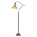 Quoizel Salamander Glass Studio Fine Feather 1-Light Floor Lamp