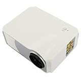 Mystore365 HD Projektor Mini Beamer Unterstuetzung 1500 Lumen 1080p HDMI USB TV Aus Deutschland Weiss Tasche Projektor