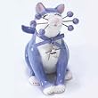Amy Lacombe Whimsiclay Cat Faith Charm Cat