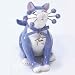 Amy Lacombe Whimsiclay Cat Faith Charm Cat