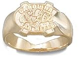 North Carolina Tar Heels Solid 10K Gold ''NC'' Ring Size 6