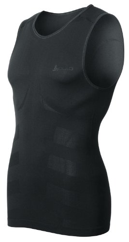 Odlo Herren Sportunterw&auml;sche Singlet Crew Neck Evolution Cool,Black , (15000) , M, 182012 Preisvergleich