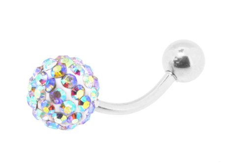 Sexy Piercing Surgical Steel Cool Belly Button Bow Ring