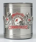 Nebraska Cornhuskers NCAA Pewter Can Cooler