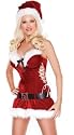Sexy Adult Womens Christmas XMAS Playboy Costumes Hefs Holly Helper Mrs. Claus Santa Red Dress Costume Theme Party Outfit