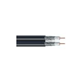 BLK DISH DUAL RG6 500FT