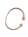 Magnetic Bracelet Gold or Silver Tone with Balls