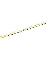 20" 5 mm Figaro Chain in 14k Yellow Gold