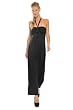 The Olian Cascading Halter Styled Maxi Dress