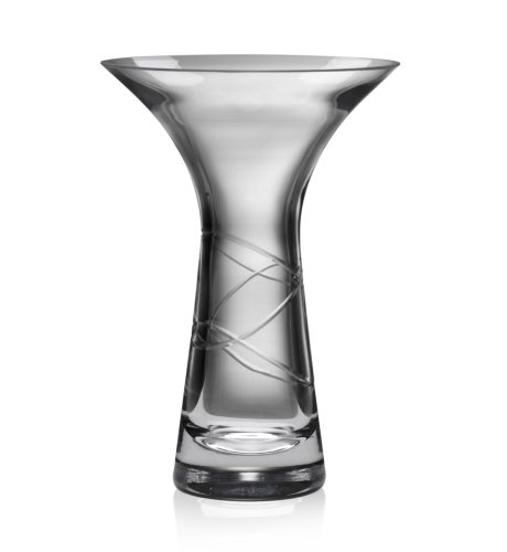 Double Cut Cotton Glass Vase