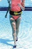 Weight Adjustable Water Walker Exercise Belt, One Size Fits Most, 10lbs Waterproof, Yellow, Vinyl-covered, Removable, Steel Weights