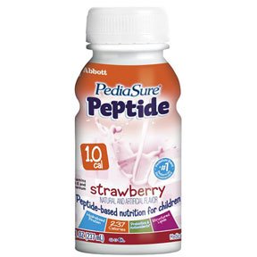 Pediasure Peptide 1.0 Strawberry Bottles 24 X 8oz Case