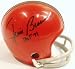 Jim Brown Autographed/Hand Signed Cleveland Browns Mini Helmet with HOF inscription