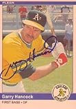 Garry Hancock, Oakland Athletics Autographed Card