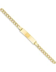 14k Curb Link 4.75mm Id Bracelet