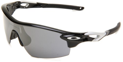 Oakley Herren Sonnenbrille Radarlock, polished black/black iridium&persimmon, OO9181-01 Preisvergleich