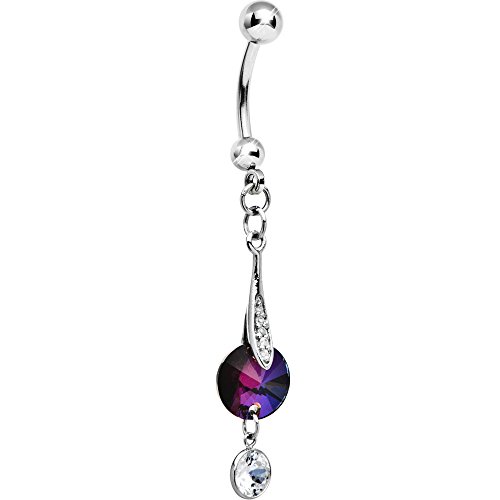Handcrafted Crystal Zirconia Hollywood Glamour Belly Ring