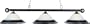 Novelty Lamps, Three Light Billiard Lamp by Landmark Lighting