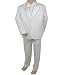 Five-Piece Tuxedo Set by Pretty Me (Sizes 4-7) - white, 4