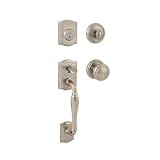 Baldwin 91800-012 Prestige Wesley Single Cylinder Handleset | Satin Nickel