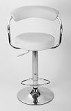 CLP - Tabouret de bar design Italie - blanc