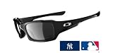 Oakley Fives 24-266 Square Yankees Sunglasses,Polished Black Frame/Black Iridium Lens,One Size - Sports hot deals