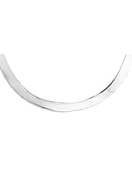 Sterling Silver 7mm Polished Collar with Closed Back