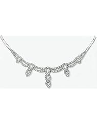 14k Exclusive Set Cubic Zirconia Necklace 17"