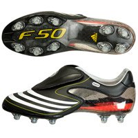 adidas Fußballschuh +F50 Tunit FG, schwarz/weiß/neongrün