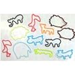 Animal Shaped Rubber Bands 12-pack