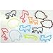 Animal Shaped Rubber Bands 12-pack
