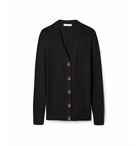 【トリーバーチ】 Tory Burch COTTON SIMONE CARDIGAN セーター レディース BLACK WHITE MEDIUM NAVY 50003186 【並行輸入品】 DDILDDIL