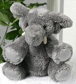 8" Elephant Make Your Own *NO SEW* Stuffed Animal Kit w/ T-shirt